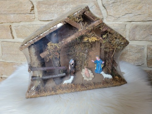 Ancienne crèche noël - crÈche, de