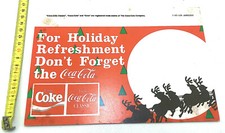 CARTON PUBLICITAIRE COCA COLA