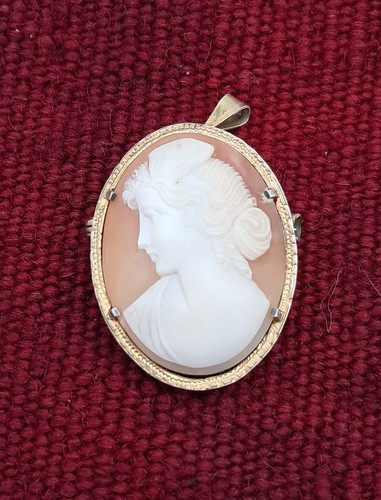 Pendentif camée argent - camée,,