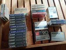 Au choix parmi 100 cassette-k7 audio tape-agfa.basf.philips.sony.carat-vintage..