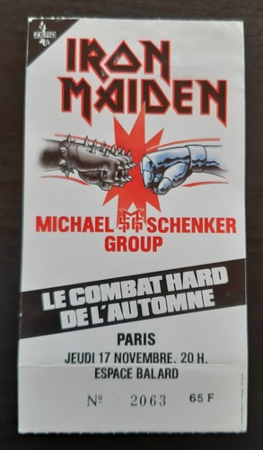 Ticket billet used stub place - used,