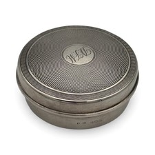 PETITE BOITE BOX  EN ARGENT TRAVAIL ANGLAIS STERLING