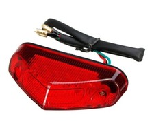 Universel Moto Rouge 12Led