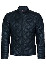 Veste En Cuir Noir Pour Homme