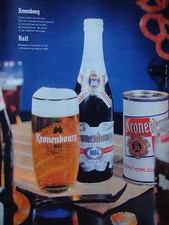 PUBLICITÉ BIÈRE KRONENBOURG HATT BRASSEURS DE PÈRE EN FILS A STRASBOURG