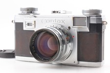 Tout fonctionne [ Exc+5 ] ZEISS Contax IIa cadran noir + Sonner 50 mm f1,5...