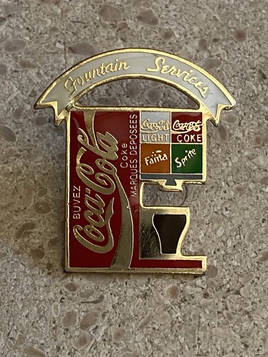 Pin coca cola fountain - pin’s, coca-cola