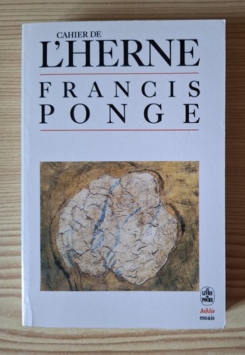 Francis ponge cahiers - cahiers, de