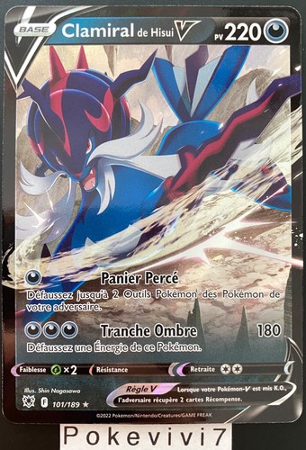 Carte pokemon clamiral - carte,