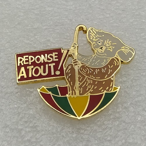 Pin reponse tout koala non - pin's-reponse, a
