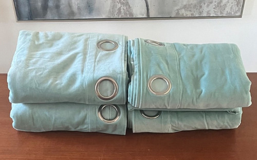 Ikea sanela velvet curtains - ikea,