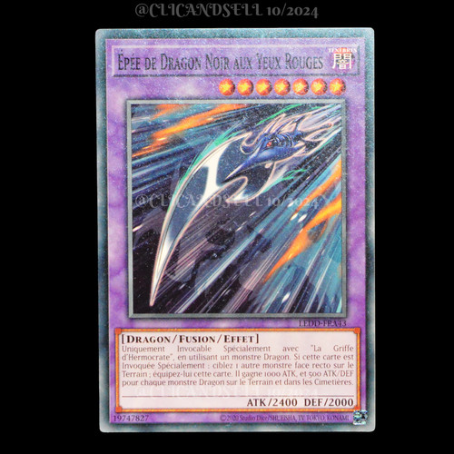Carte épée de - carte, yu-gi-oh!