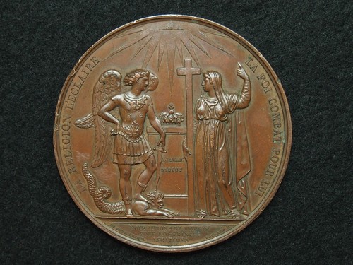Medaille 56mm de puymaurin - medaille, cu.