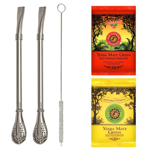 Yerba maté avec set bombilla - maté,