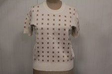 HERMES Pull à motifs soie