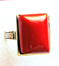 Bague en  véritable Corail-