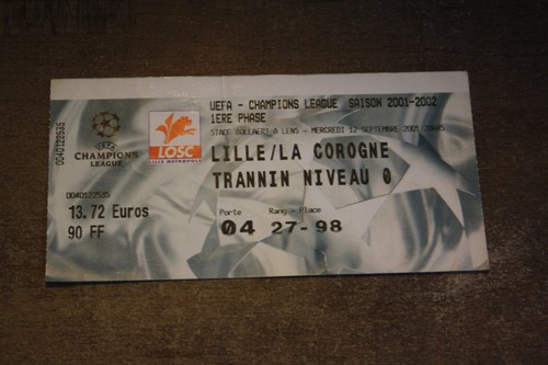 Ticket losc lille v la - losc,