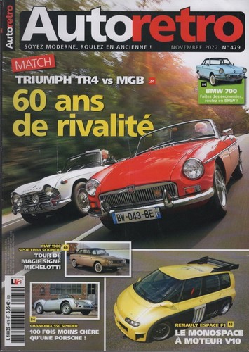 Auto retro 479 triumph - retro, tr4