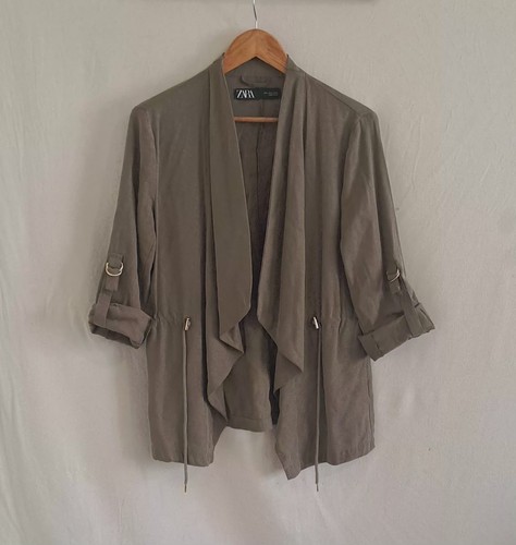 Veste fluide zara femme - femme, vert