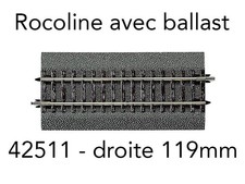 Roco rail droit - droit, 119