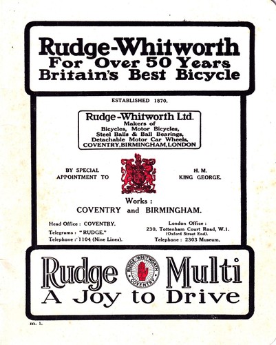 Rudge whitworth brochure - rudge-whitworth,