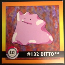 Carte Pokémon DITTO / METAMORPH #132 English Card Artbox 1999 STICKER NEUF