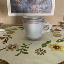 ANCIEN BRULOT BLANC LISERE ROSE ET OR PARIS