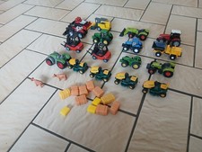 SIKU LOT TRACTEUR AGRICOLE CHARIOT ELEVATEUR MOISSONNEUSE TONDEUSE BENNE CHASSE
