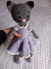 Poupée Amigurumi Chat 45 cm