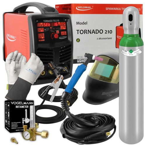 Weldman tornado tig 210 - tig, ac/dc