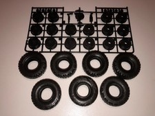 1/25 1/24 PNEUS ET JANTES POUR MAQUETTE CAMION TOUT TERRAIN
