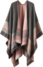 Poncho Femme Hiver Élégant