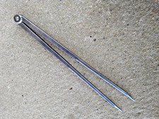 ANCIEN COMPAS POINTES SECHES 35CM - PEUGEOT - OUTIL D'ATELIER -