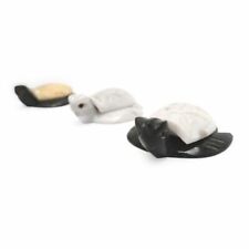 Tris Sculptures Tortue Marbre