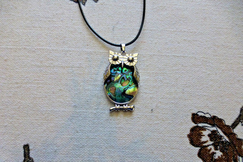 Superbe pendentif nacre - superbe, en