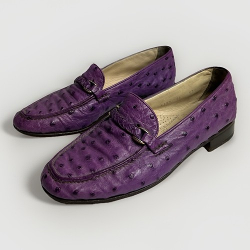 Mocassins cuir autruche - mocassins,