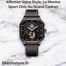 Montre Luxe Grand Cadran Pour