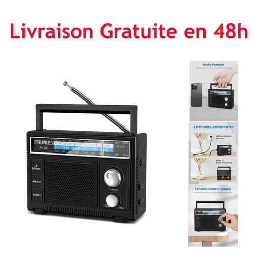 Radio portable prunus 136 am - j-136,