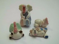 lot de 4 éléphants en