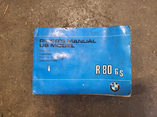 Bmw r80 original owners - bmw, g/s