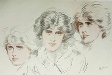 Paul César HELLEU : Trois