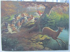 ANCIEN TABLEAU HUILE SUR