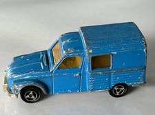 Voiture Miniature Citroën Acadiane Majorette. N’ 235. Échelle 1/60. Bleue.