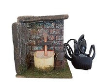 Fontaine pour Crèche Avec Pompe Électrique 11x 11,5 Xh 13,5 CM Deux S Christmas