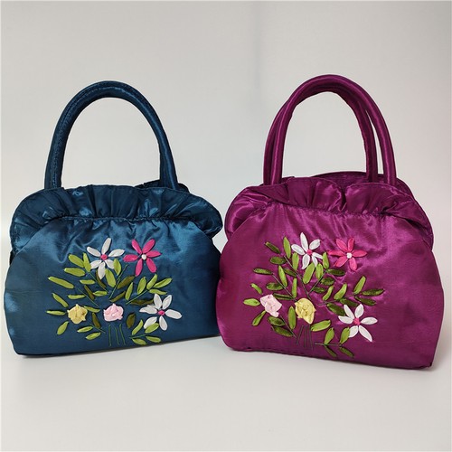 Femme ethnique brodé satin - femme,