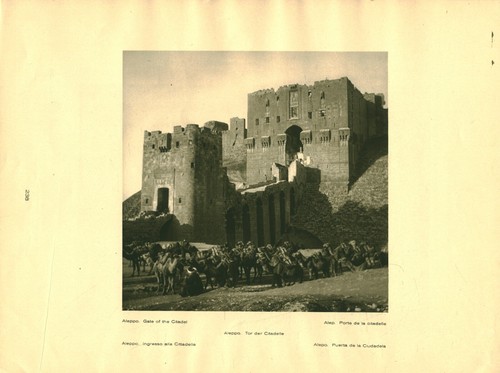 Document ancien alep porte - alep,