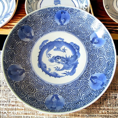 Japon arita plat porcelaine - arita.,