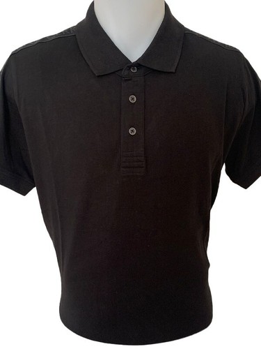 Polo noir avec - , bande