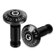 2x Moto Embout de Guidon Alu