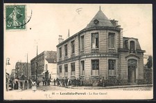 CPA Levallois-Perret, La Rue Gravel 1908 